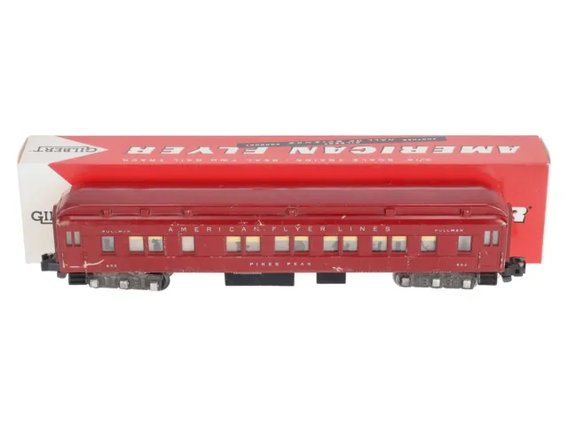 American Flyer 652 Vintage S Red Heavyweight Pullman Car