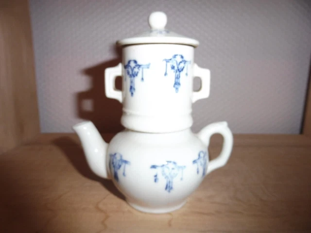 Service à Café Ancien - Dinette Grès De Saint-Uze - Vaisselle Rétro