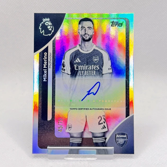 TOPPS PREMIER LEAGUE 2026 - Mikel Merino - Green Parallel