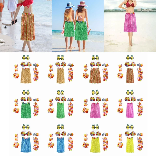 Costume da gonna  tropicale Set fascia per abito da donna Luau