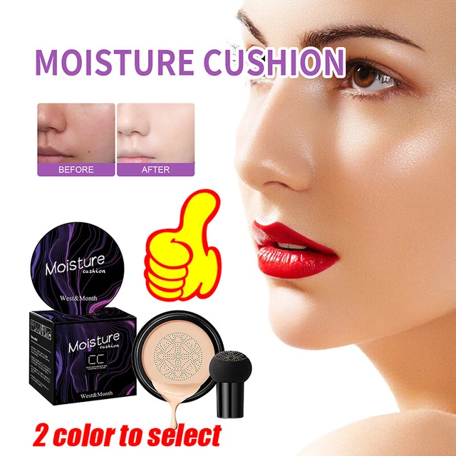 Air Cushion Mushroom Head CC BB Cream Concealer Foundation Moisturizing Natural