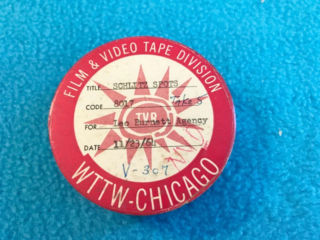 Vtg Schlitz Tv Film Tv Advertisements -V-307 - 1964 - Leo Burnett Agency - Rare