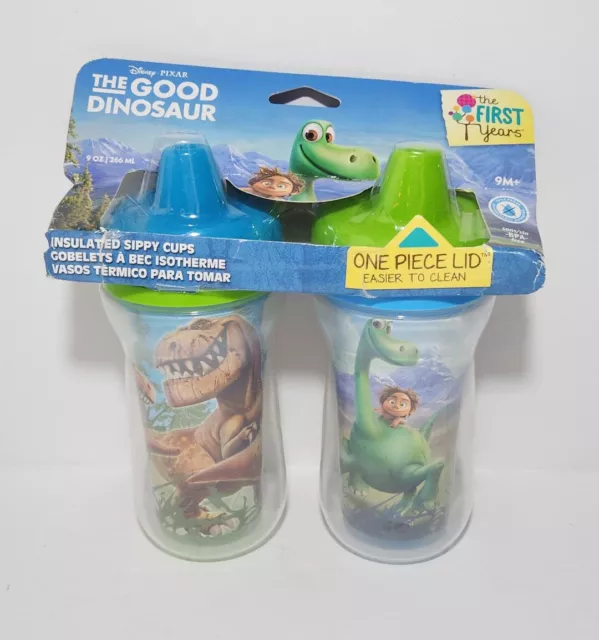 The First Years Disney The Good Dinosaur Spot Arlo 9 Oz Insulated Sippy Cup Set
