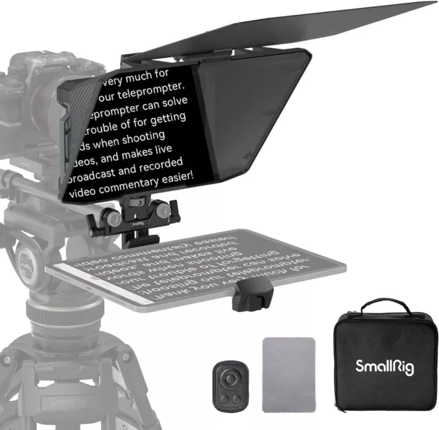 SmallRig Camera Video Teleprompter for Digital Cameras/camcorders Broadcast-3646