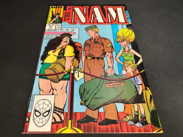The 'Nam (Marvel Comics) Vol: 1 #15 Feb 1988 - Cover by John Beatty
