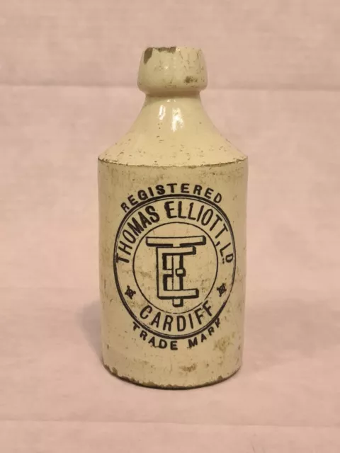 Antique Thomas Elliot Cardiff Ginger Beer Bottle