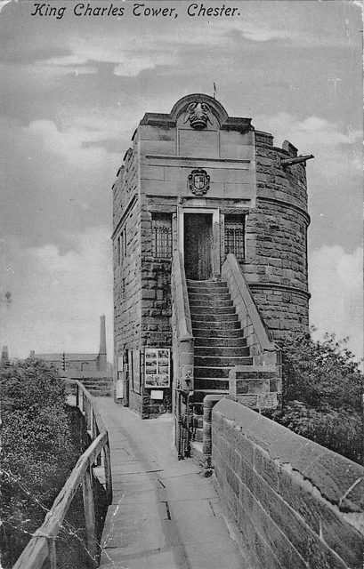 uk22804 king charles tower chester real photo uk