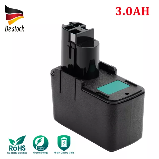 Für Bosch 12V Akku BAT011 PSR 120 PSR 12VES-2 GSR 12VES-3 H1214N 3000mAh Ni-MH