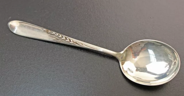 Reed & Barton Sterling Silver Wheat Cream Soup Spoons