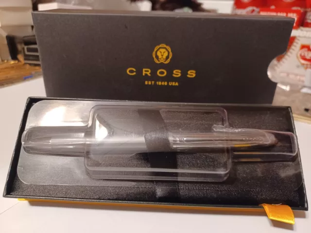 Cross Century Classic Iii Satin Chrome Ballpoint Pen Birthday Doctor Dad Gift
