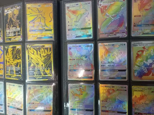 Pokemon 10 OFFICAL TCG Cards Lot Ultra Rare GUARANTEED EX GX V VMAX MEGA + HOLO