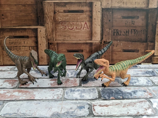 JURASSIC WORLD VELOCIRAPTOR Pack Blue Charlie Delta Echo Hasbro ...