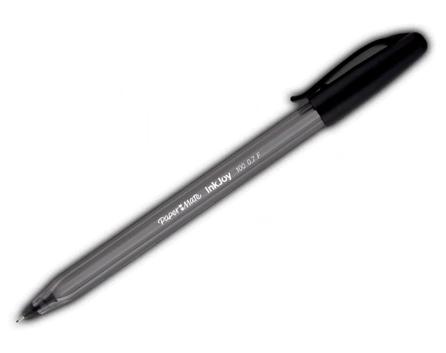 PAPERMATE INKJOY 100 Medium Ballpoint Pens Capped 1.0MM ball pen Black