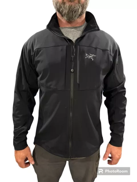 ARC'TERYX GAMMA MX Jacket - Black - Size XL Soft Shell Full Zip Men’s ...