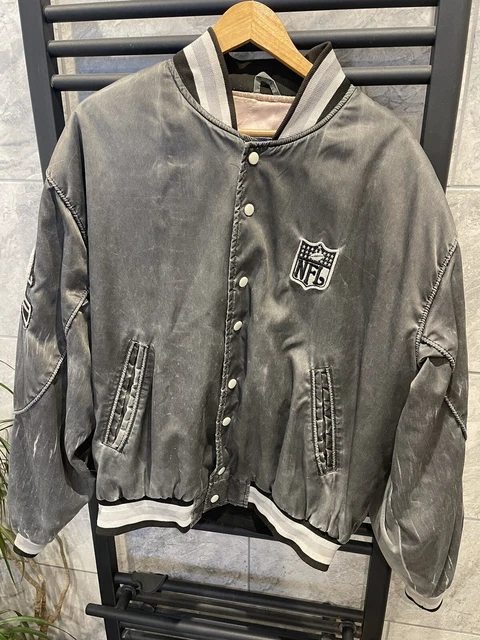 VINTAGE LOS ANGELES Raiders NFL Campri Team Line Rain Jacket