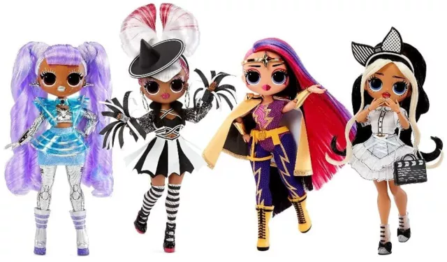 4 LOL Surprise OMG Movie Fashion Doll with 25 Surprises