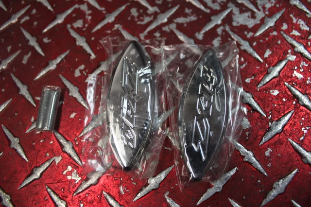 06 - 19 2006 - 2019 Kawasaki Zx14R Chrome Mirror Block Off Plates Race Grudge Gp