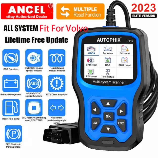 AUTOPHIX 7110 Profi KFZ OBD2 Diagnosegerät Auto All System Scanner fit für Volvo