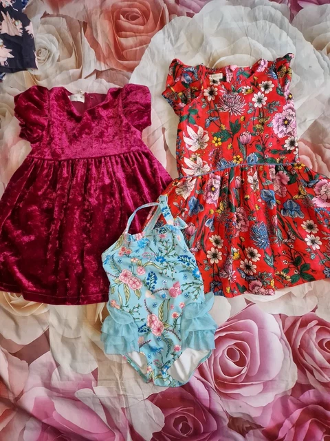 Pacchetto vestiti per bambina taglia 2-3 anni. Abiti. Monsone. Zara. Vacanze. Estate