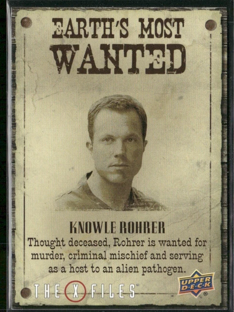 2023 X-FILES MONSTERS of the Week Earth's Most Wanted #EMW-5 - Knowle ...