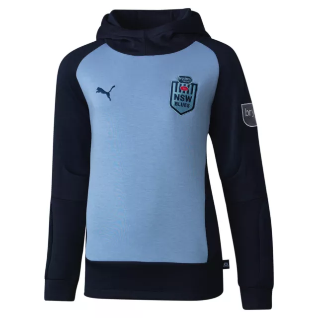 NSW Blues 2022 Puma State Of Origin Youth Team Hoody Hoodie Sizes XS-XL!