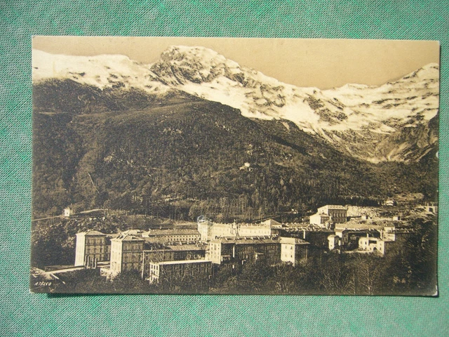 Cartolina Originale Santuario D'oropa A Volo D'uccello Biella Piemonte