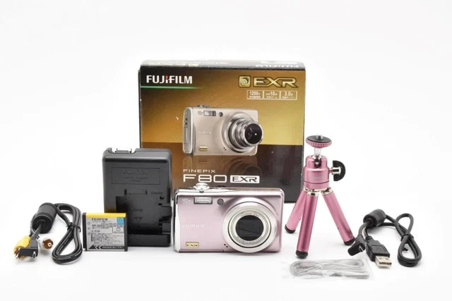 FUJIFILM FINEPIX F80EXR Pink Compact Digital Camera Tested Working
