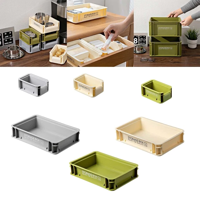 FYOBOT 2x Organisateur Tiroir Sous Bureau Adhésif – Boîte Rangement Noir Pour Fournitures, Maquillage Et Bureau