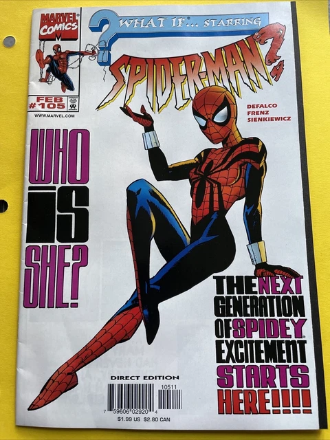What If? #105 Great 1st Spider-Woman Key - Beauty Wow EXCELLENT CONDITION