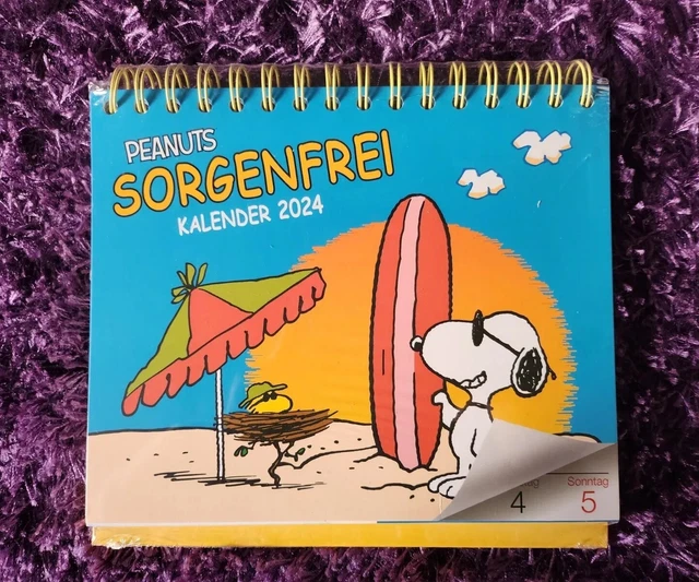 SNOOPY KALENDER 2024 Tischkalender PEANUTS 2024 ! NEU und