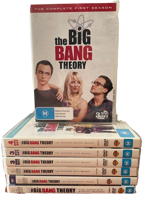 THE BIG BANG Theory TV Show Series Seasons 1-3 & Seasons 5-8 DVD Great ...