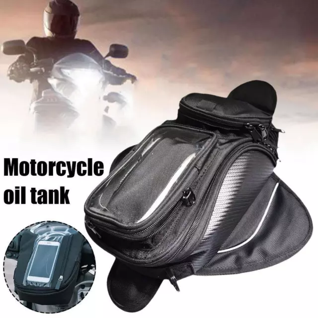 Motorcycle Magnetic Oil Fuel Tank Bag Motorbike Waterproof Univers✨ Bag B7T5 2