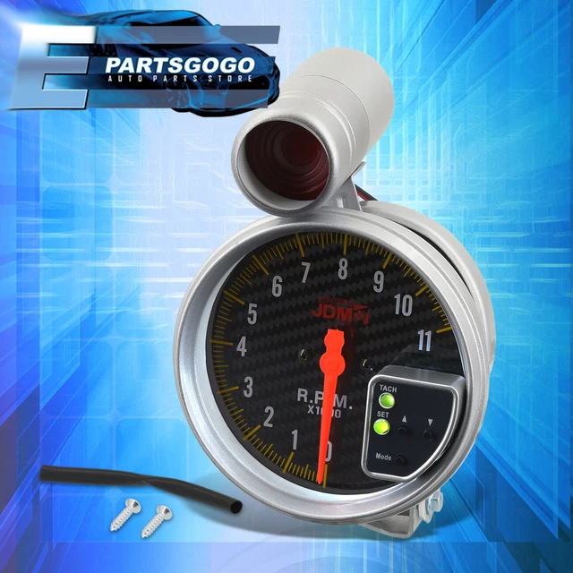 For Supra Celica JDM 5" Carbon Fiber Tachometer 11K RPM Tach Gauge + Shift Light For Supra Celica JDM 5" Carbon Fiber Tachometer 11K RPM Tach Gauge + Shift Light