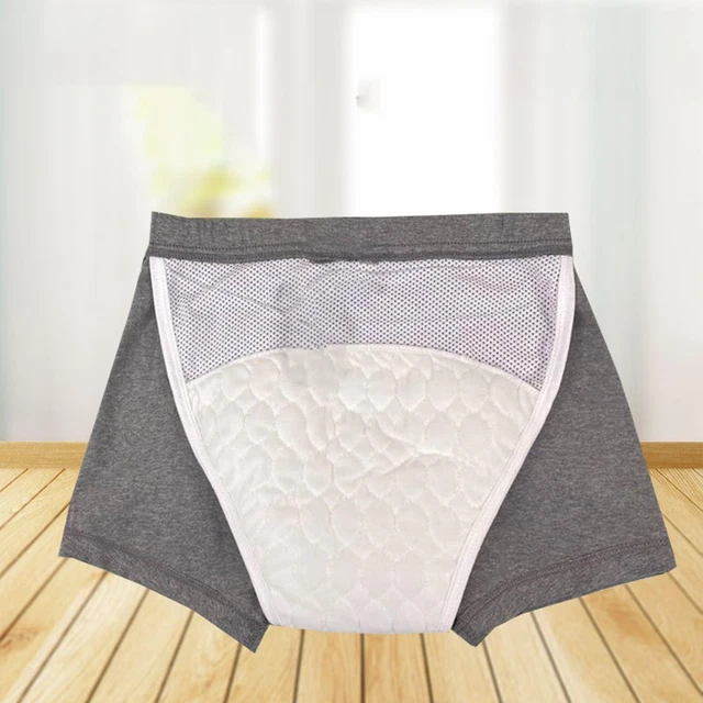 Erwachsene Männer Windelhose waschbar wiederverwendbar undicht Windel 3L