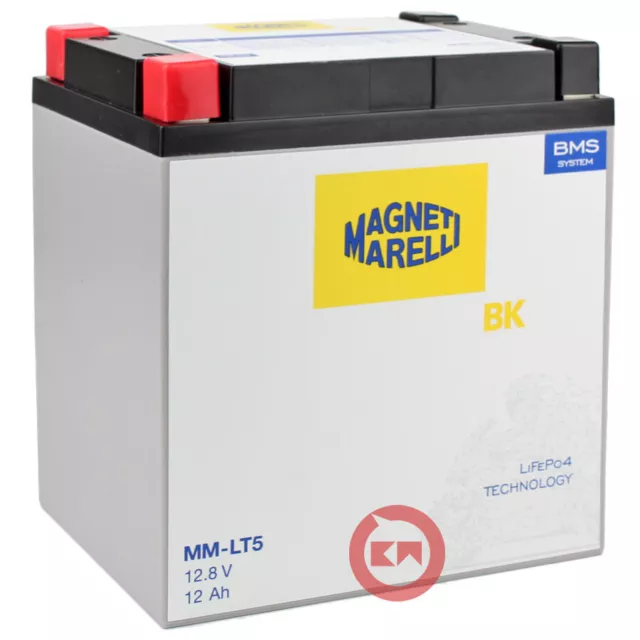 BATTERIA A LITIO MAGNETI MARELLI UNIVERSALE AUTO MOTO CORSA 32 AH 167x124x163