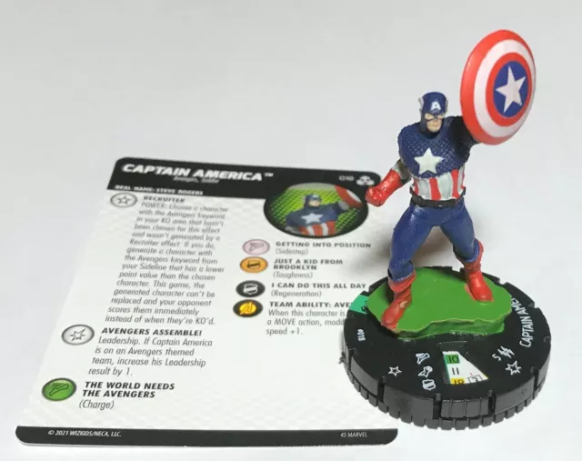 CAPTAIN AMERICA 018 War of the Realms Marvel HeroClix