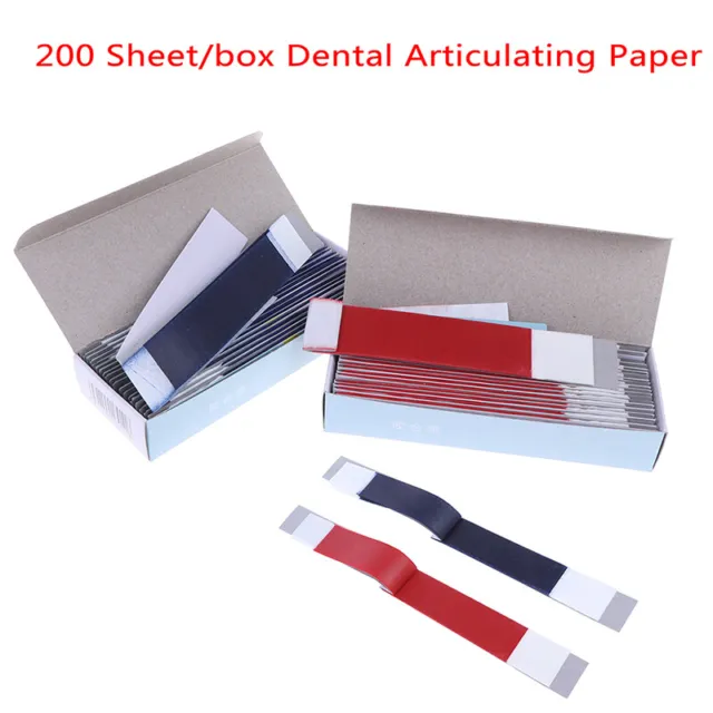 200Sheets Dental Articulating Paper Strips Dental Lab Products Teeth Care Str_AY