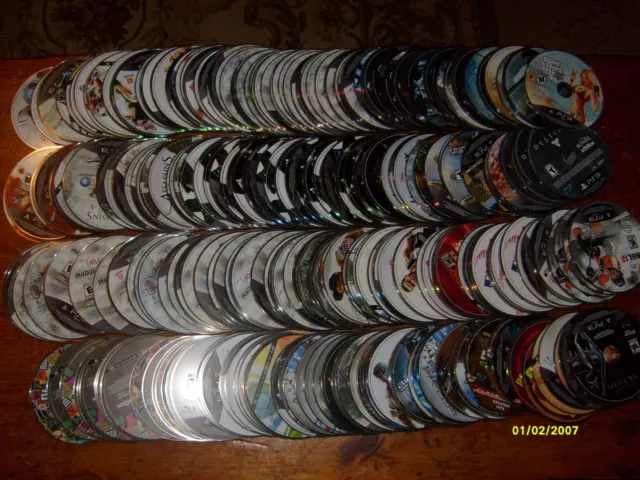 Lot Of Over 275 Playstation 3 Video Games...as Is Lot # 17