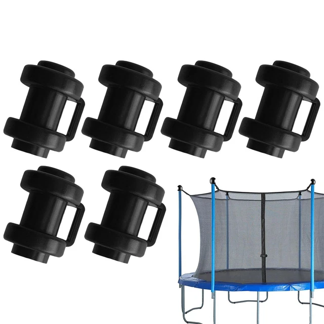 6/8Pcs Trampoline Enclosure Pole Caps 1 Inch Trampoline Protective Cover