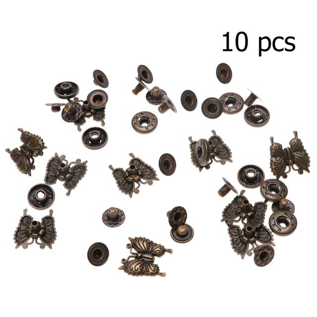 10 Sets Boutons-pression À Coudre Outil Magnétique Sans Couture