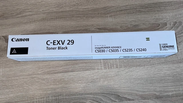 Original Canon C-EXV29 Toner Black Schwarz OVP neu ungeöffnet