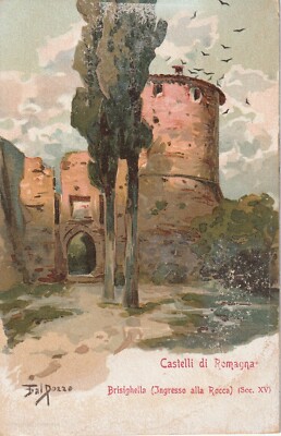 J237-CASTELLI DI ROMAGNA-BRISIGHELLA-RAVENNA-INGRESSO DELLA ROCCA 