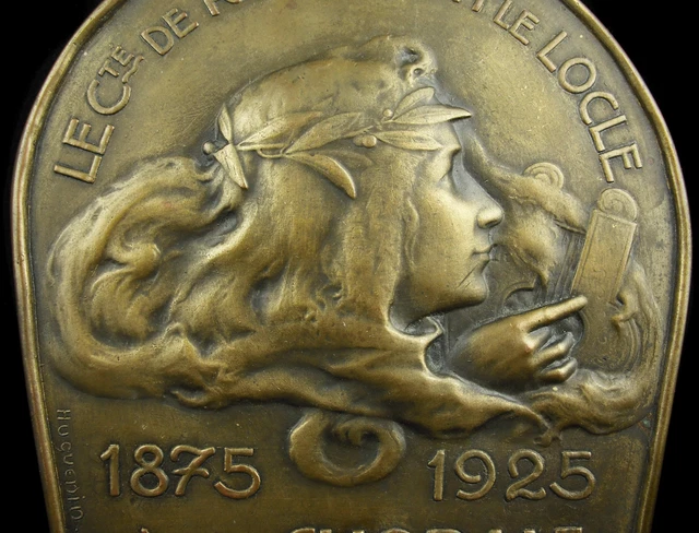 Médaille Insigne Suisse Huguenin Le Locle 1952