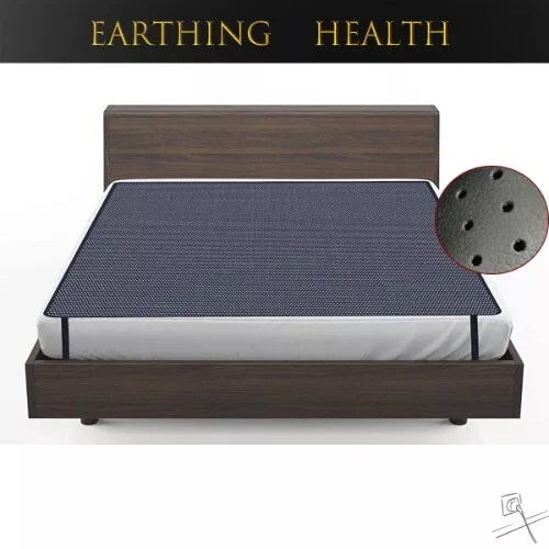 Earthing Bed Sheet Ground Therapy Mats for Sleep Pad Antistatic Improve Health