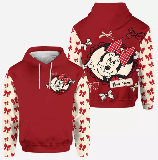 Personalized Minnie Mouse Magical Bowl Love Mouse Ears 3D HOODIE BEST PRICE