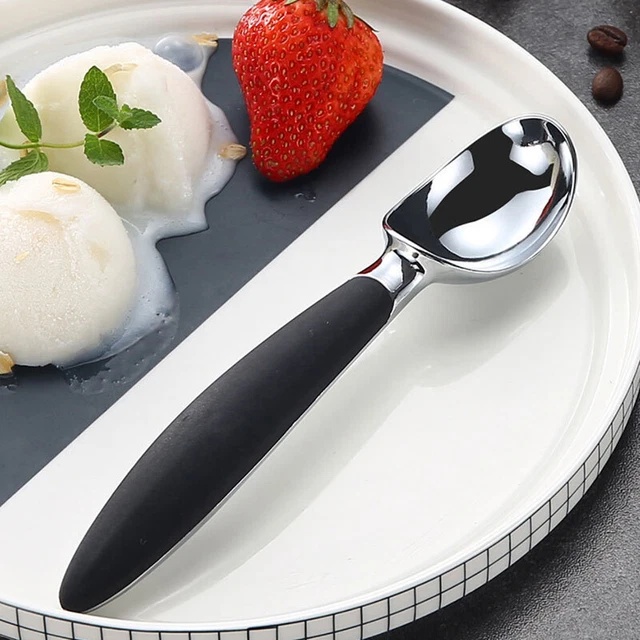 Cucchiaio in acciaio inox rivestimento titanio zuppa gelato cucchiaio tavolo MG