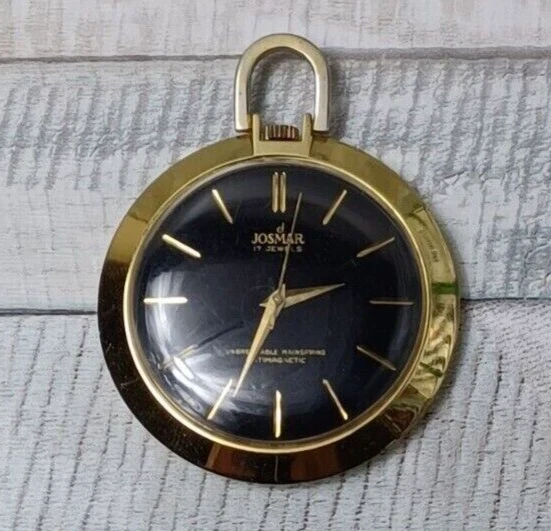 JOSMAR POCKET WATCH 17 jewel fully working 16.99 PicClick UK
