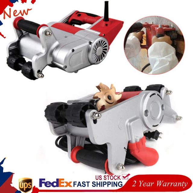 Electric Floor Wall Chaser Groove Concrete Cutting Slotting Machine 35MM 1.1kw