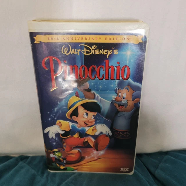 Pinocchio (VHS, 1999, Clam Shell Gold Collection)