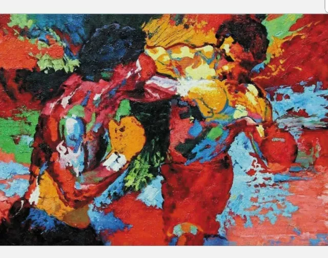 Rocky vs Apollo Creed Poster 13x19 Art Print Bright Vivid Colors High Quality